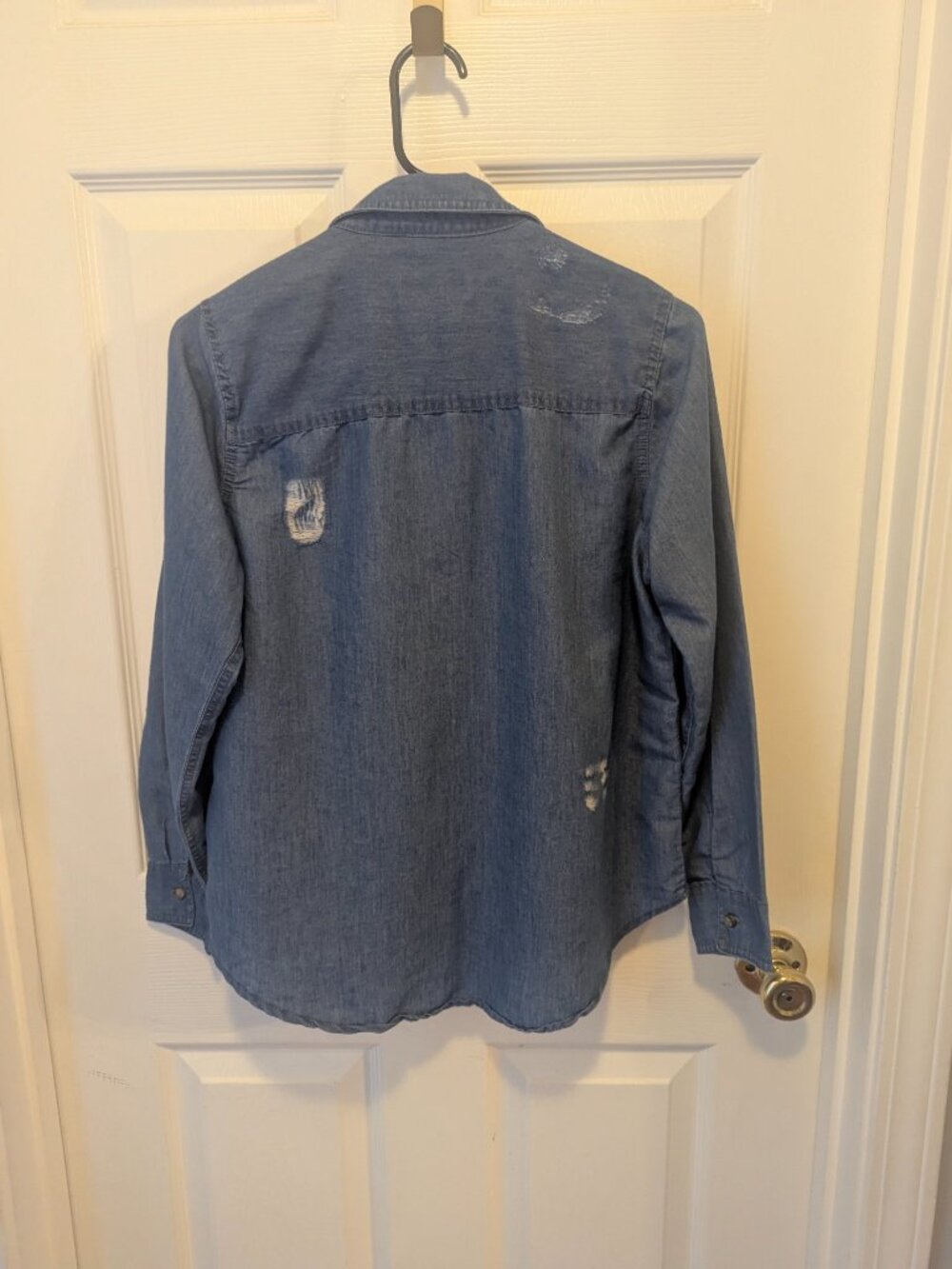 Taxi denim blue distressed bottom down - L - Picture 6 of 7